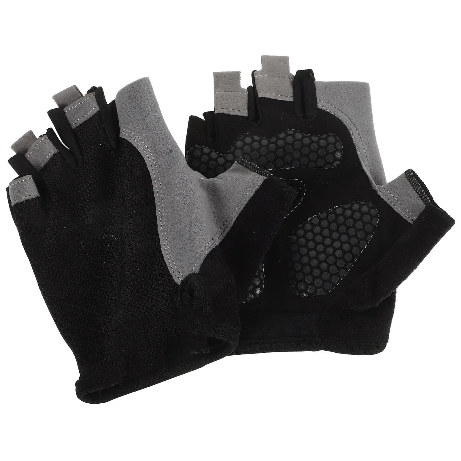 1Pair Outdoor Cycling Gloves Anti-Slip Half-Finger Gloves for Men Women Workout Training Camping Hiking Gym Exercise Sports Gear