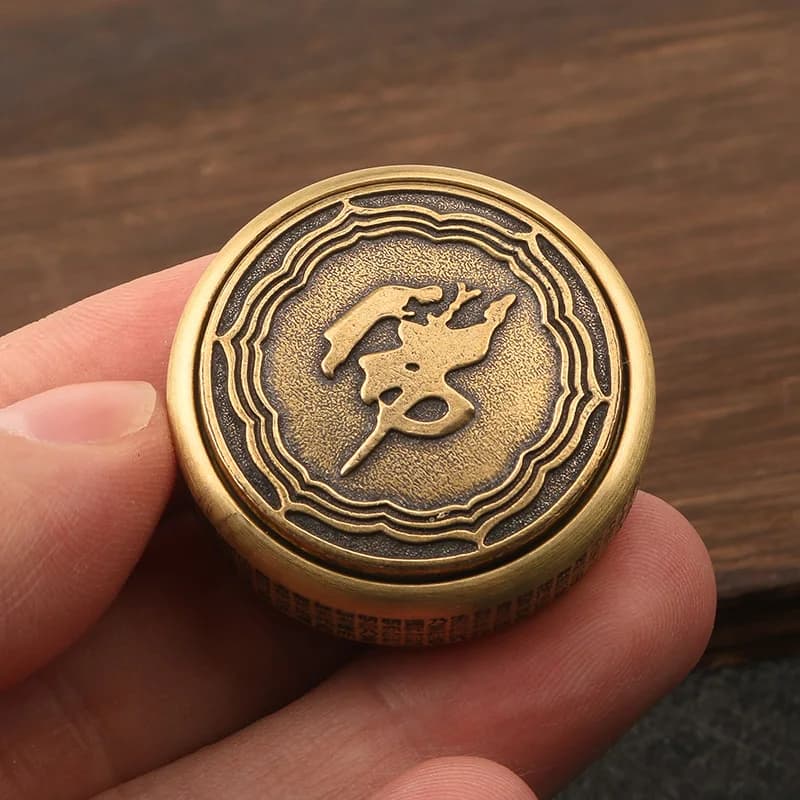 Zen Buddha Fidget Spinner Metallo per adulti EDC Fidget Toys ADHD Mano Spinner Giocattoli antistress Ansia Sollievo dallo stress Giocattoli da scrivania