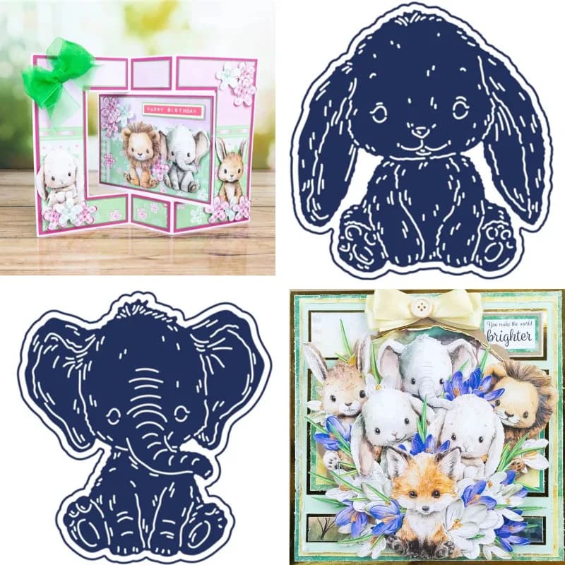 Orecchie di volpe che si alzano in modo accattivante - Nuovo Arrivo 2026 - Fustella in metallo per scrapbooking, decorazione fai da te, stencil per goffratura