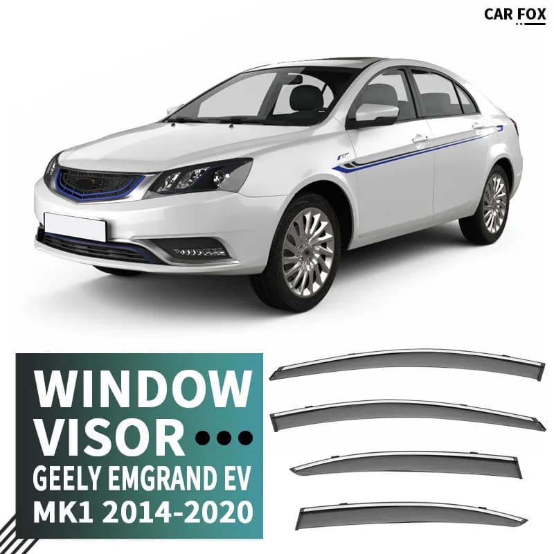 Per Geely Emgrand EV 2014-2020 Finestra di Automobile Visiera Tenda Shelter Parabrezza Finestrino Laterale Pioggia Parasole Accessori Auto