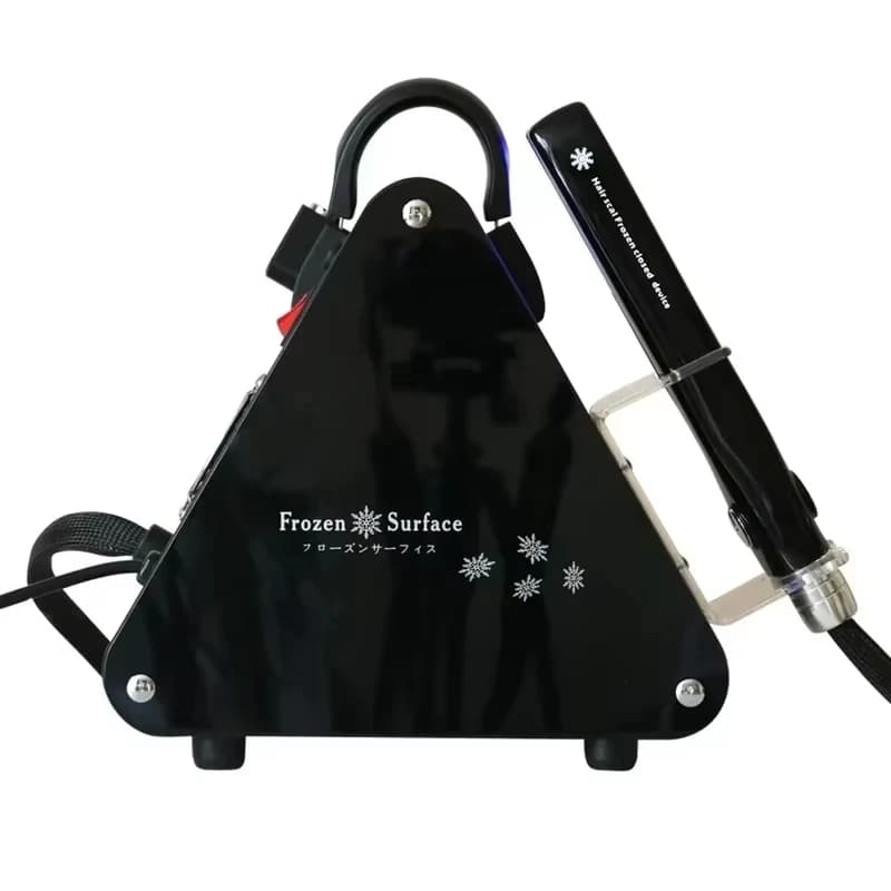 2026 Hair care plate with flat iron ice repair for cold cryotherapy | Hair treatment device with frozen therapy