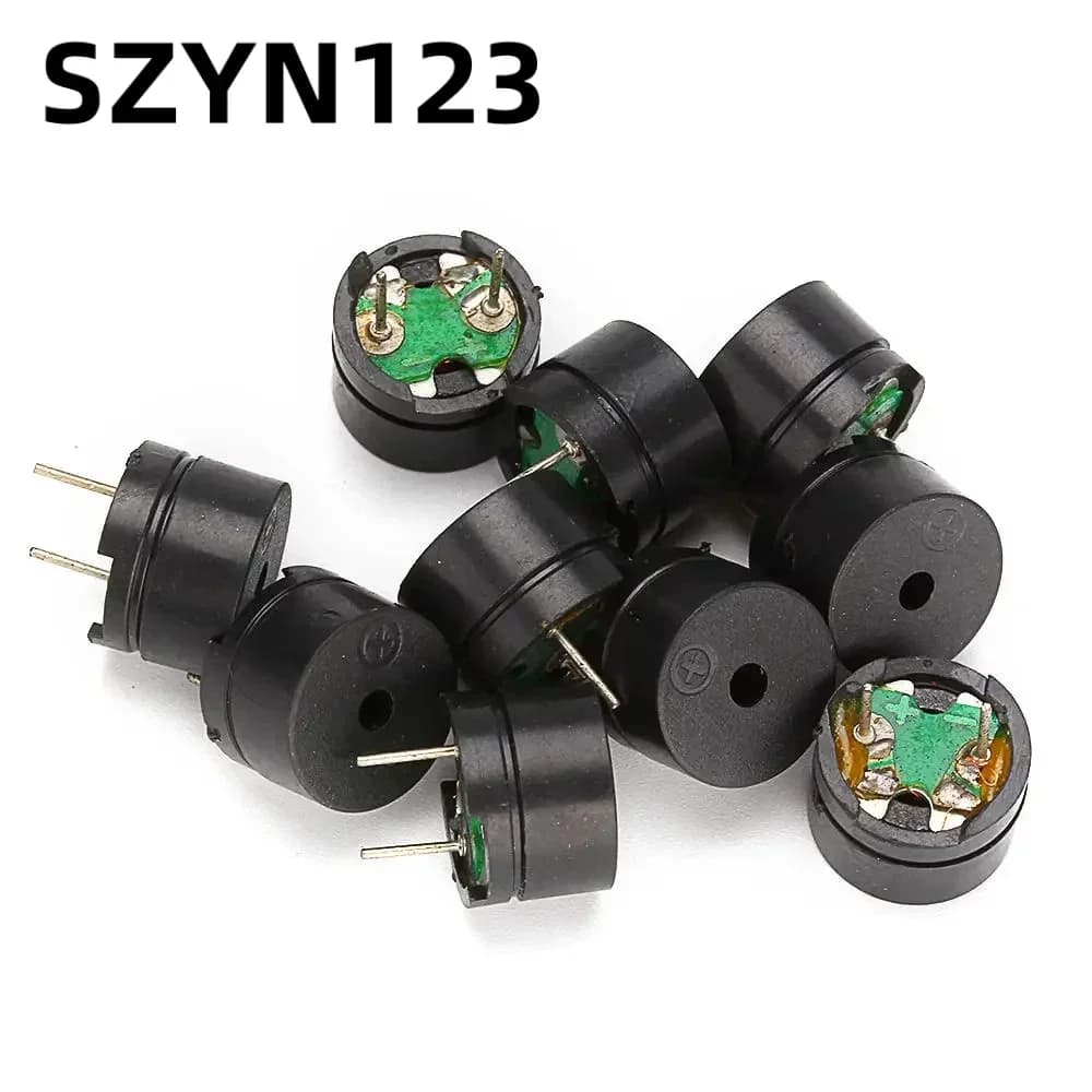 10PCS Cicalino Passivo 12MMx8.5MM 12085 42R Resistance 3V 5V 9V 12V Common Use Mini Cicalini Piezo Kit, for Arduino