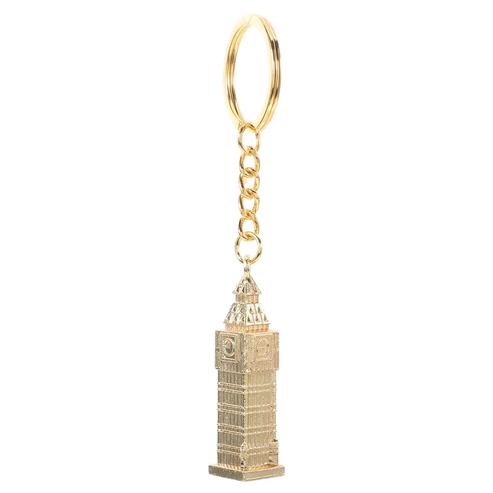 Exquisite Big Ben Keychain Pendant Zinc Alloy Keychain for Bag Purse Backpack Decor Retro Clock Chain Key London Souvenir
