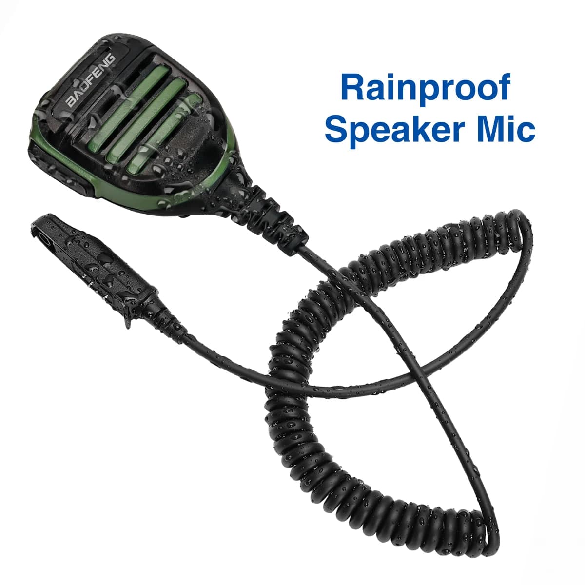 Baofeng IP54 altoparlante a spalla per microfono impermeabile per Baofeng UV-XR UV-9R PLUS/Pro BF-9700 A-58 Walkie talkie