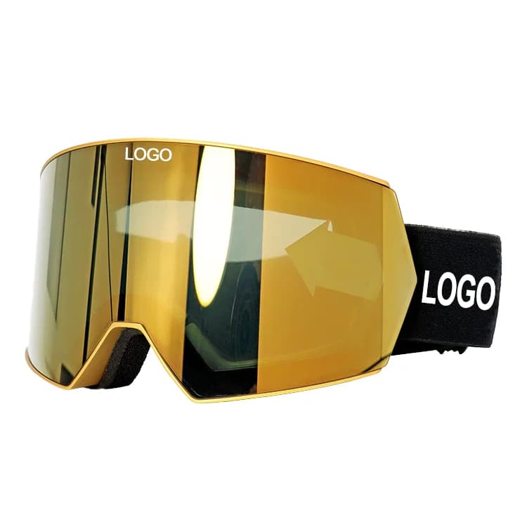 Occhiali da Sci Unisex in Policarbonato Antiappannamento Impermeabili Caratteristiche Personalizzate Vendita all'Ingrosso Sport Snowboard Lente Cilindrica Sposune/OEM