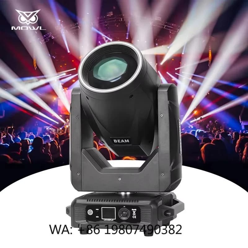 440W High Power Sharpy LED Beam Moving Head Projection Light DMX Halo Ring Strip for Professional Stage Lighting Shows