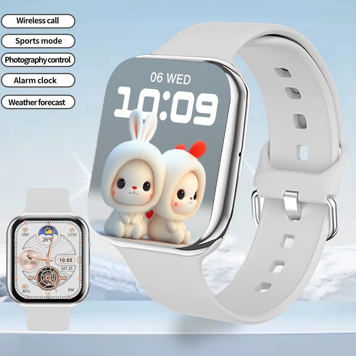 Smart Watch da uomo per Apple Watch serie 10 sempre attivo display temperatura corporea GPS BT chiamata NFC Smartwatch da donna per IOS Android