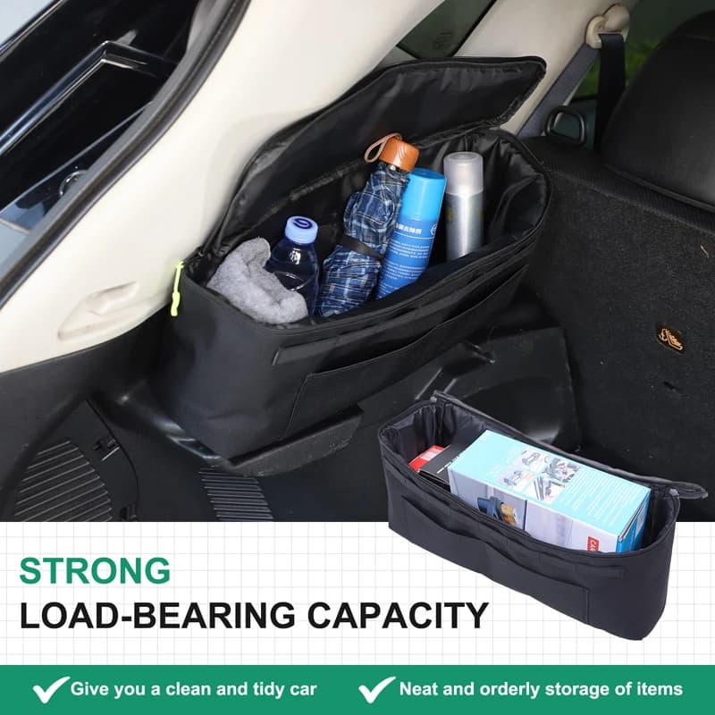Borsa portaoggetti laterale per bagagliaio posteriore auto Nissan X-Trail Rogue 2014-2022, organizer per bagagli, accessori interni