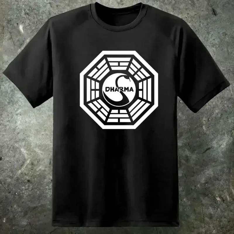 LOST DHARMA INITIATIVE HANSO FOUNDATION SWAN STATION T-shirt Fringe X FILES