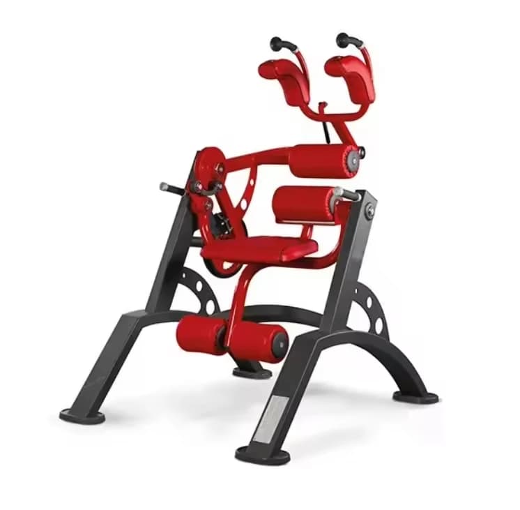 Abdominal Machines with Plate Load for Crunch Seat