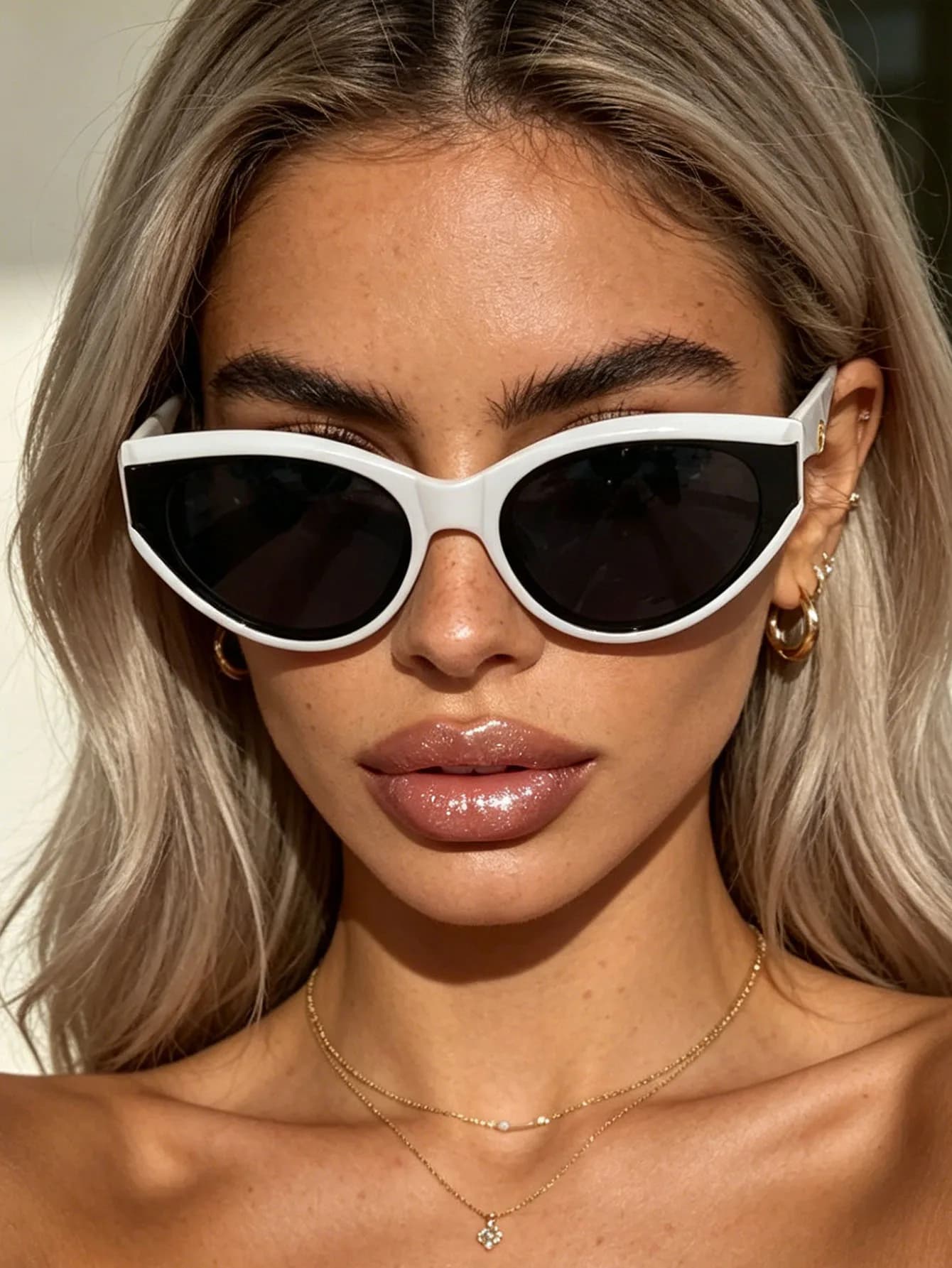 1Pc Cat Eye Retro Sunglasses for Women and Men, Sunglasses for Women and Men, Driving, Outdoor, Fashionable