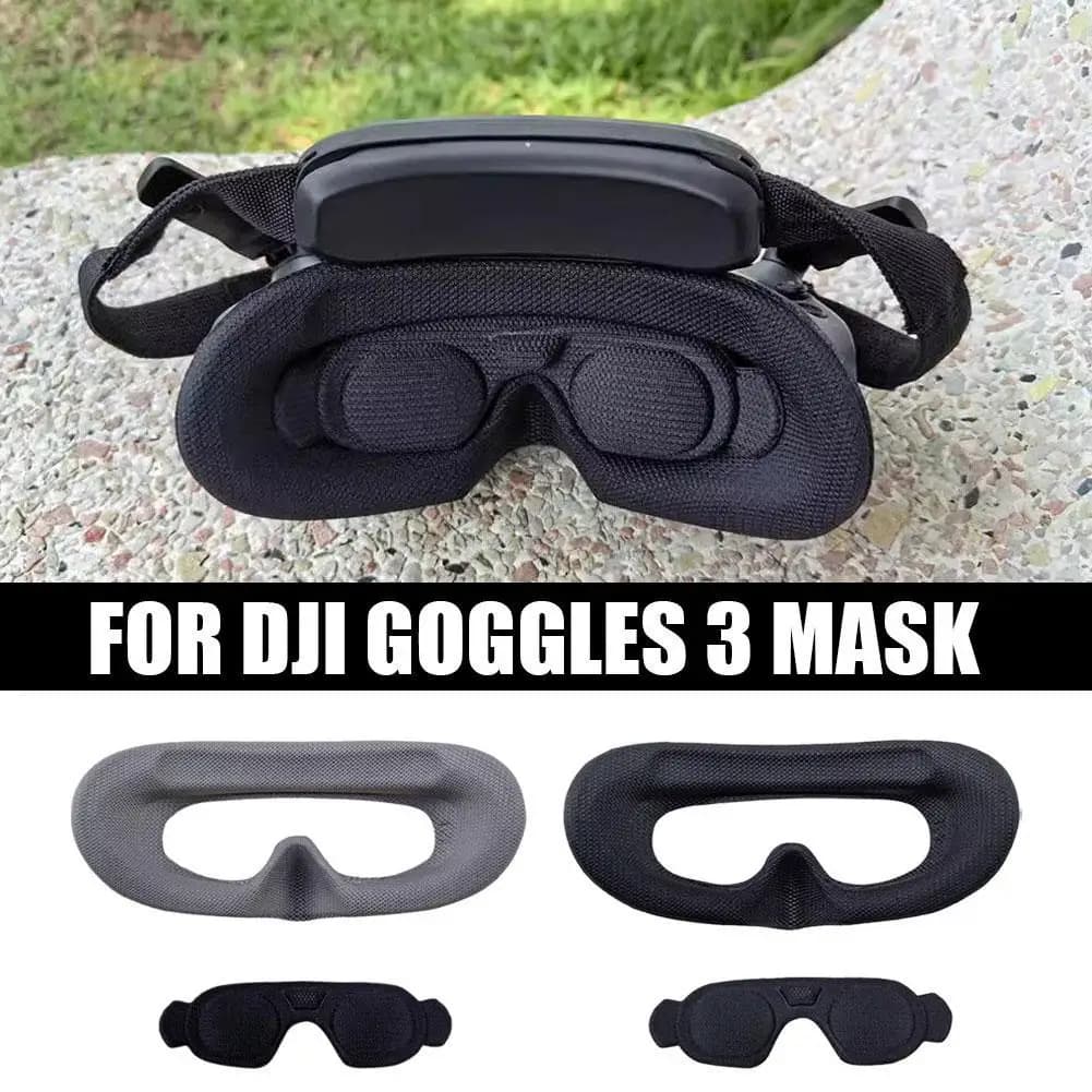 Per DJI AVATA 2 Occhiali 3 Cuscinetto in schiuma Maschera per gli occhi in spugna Accessori per droni comodi e resistenti alla luce
