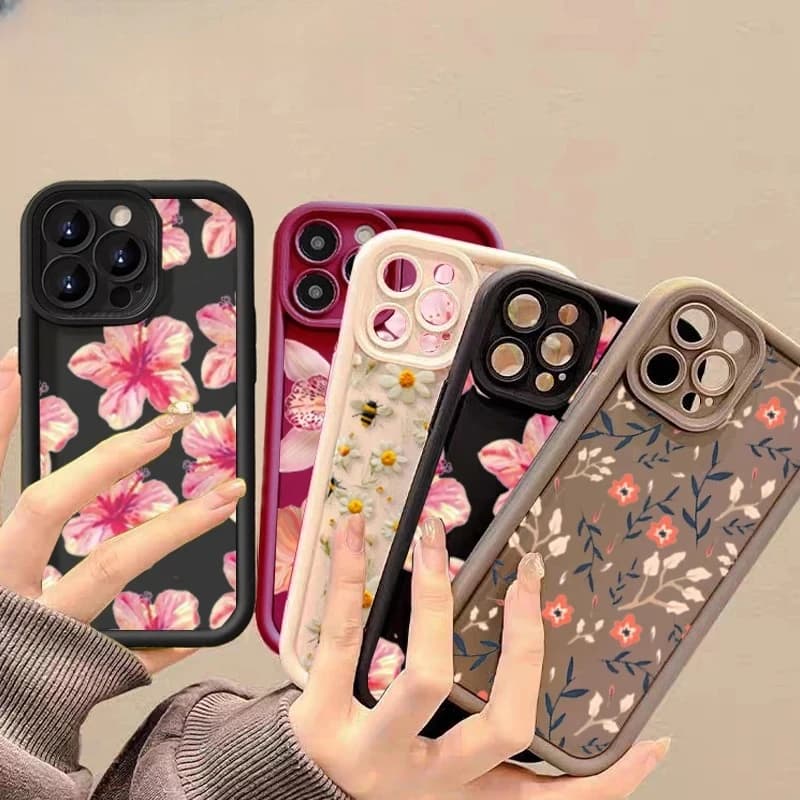 Lily Flowers Case For IPhone 17 16 15 14 13 12 11 promax 16 plus case