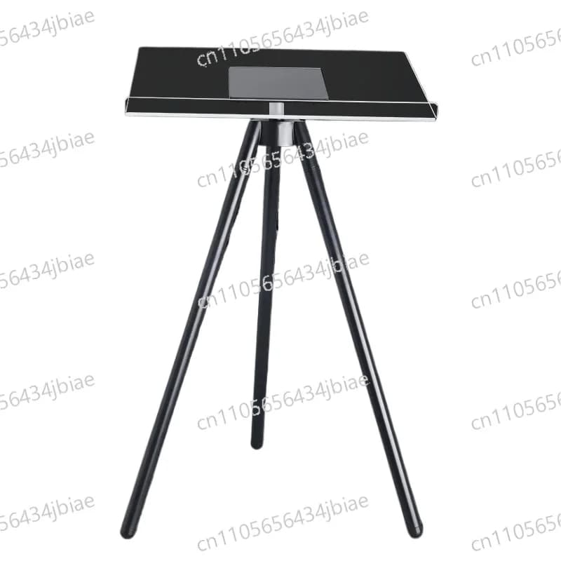 Metal and Acrylic Table Turner Stand, Floor Tripod for Books and Album Exhibition, Reading Support