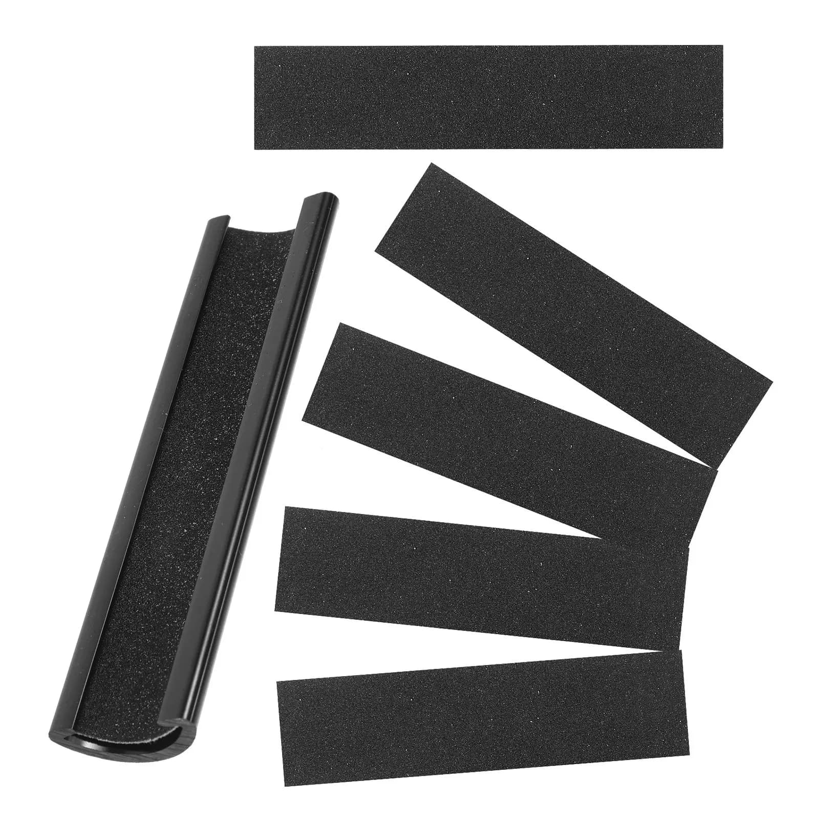 Set 1 Pezzo Levigatore per Puntali Stecca da Biliardo, Lima in Plastica, Lucidatore, Strumento di Riparazione e Modellatore per Puntali, Accessorio Nero per Stecche da Snooker e Biliardo