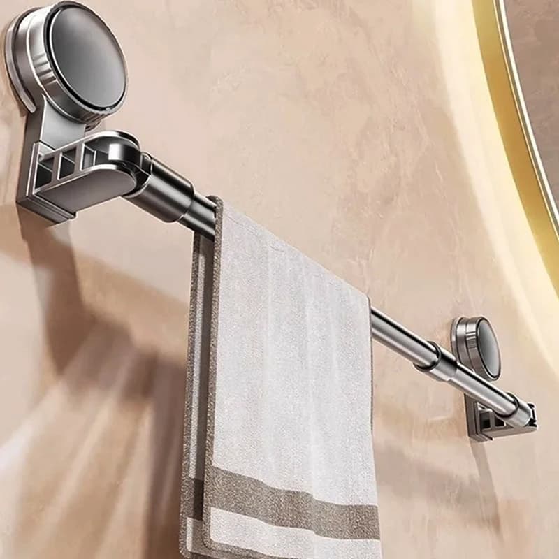 Asta estensibile Ventosa Portasciugamani Portasciugamani da bagno Portasciugamani allungabile da bagno Portasciugamani Artefatto Gancio da cucina