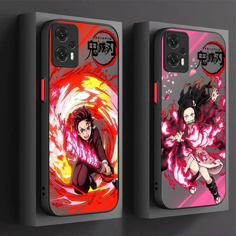 Kawaii & Badass Demon Slayer Anime Case for Xiaomi Poco X7 X6 X5 X3 X4 GT F6 F5 M8 M6 Pro 4G 5G F4 F3 M7 M5S C75 C65 C55 C71 C61