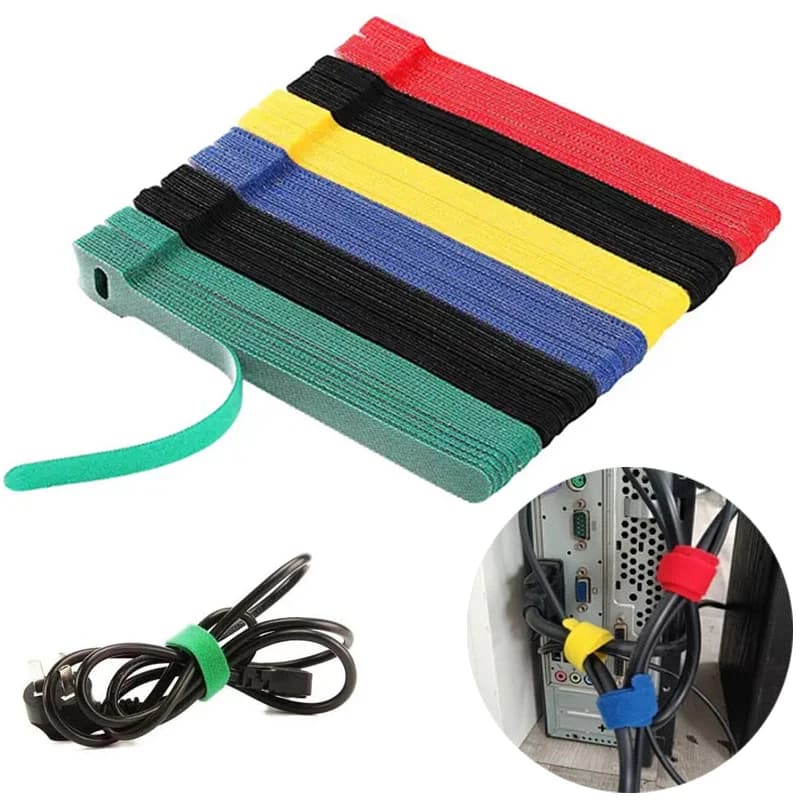 10/30/50PCS Organizzatore di cavi USB Gestione dei cavi Avvolgicavo Nastro di protezione per fascette Accessori per telefoni Organizzatore di cavi