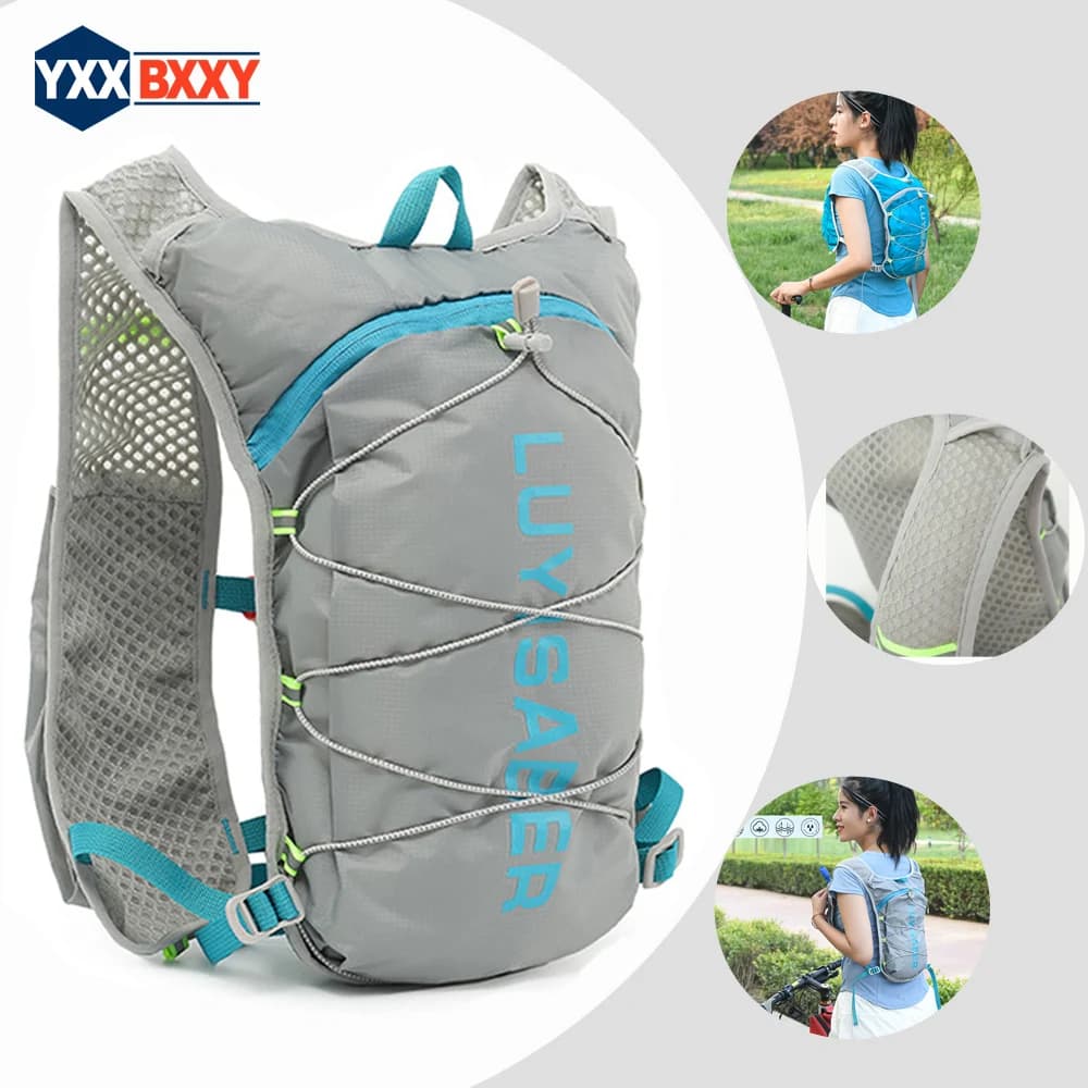 1 pezzo di gilet da corsa per idratazione per uomo e donna: gilet leggero e traspirante per escursionismo, maratona, trail running