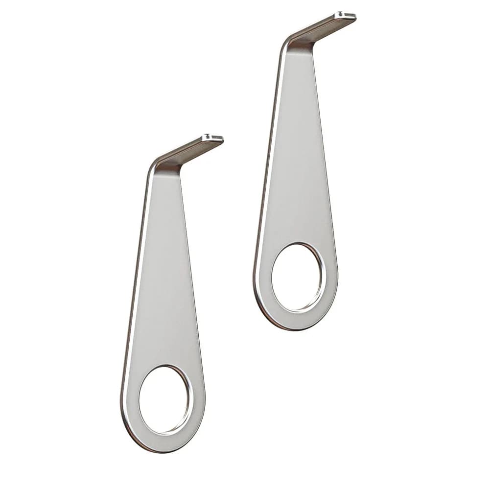 Chiave compatta in metallo per la rimozione del videocitofono Ring Battery Doorbell, versione 2024, include 3 portachiavi, elegante finitura argento.
