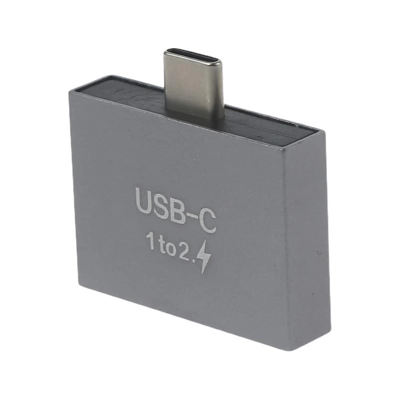 Hub tipo C Tipo C maschio a doppio convertitore adattatore USB femmina Splitter USB Carica trasferimento dati veloce da 10