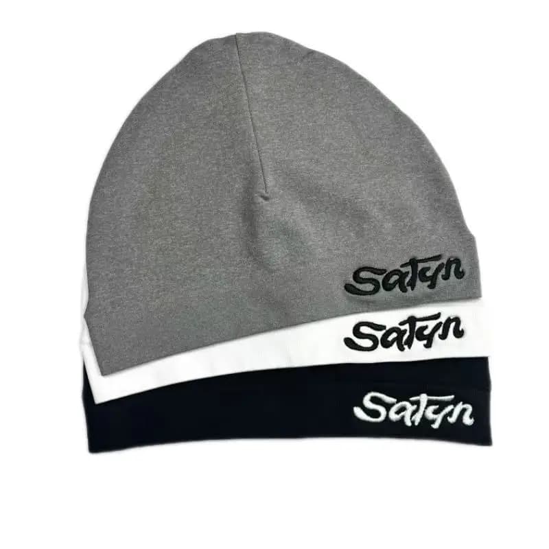 Letter Embroidered Knit Hat Hip-Hop Retro Nylon Sporty Casual High-Elastic Beanie Winter & Autumn Warm Windproof Hat Holiday Gif