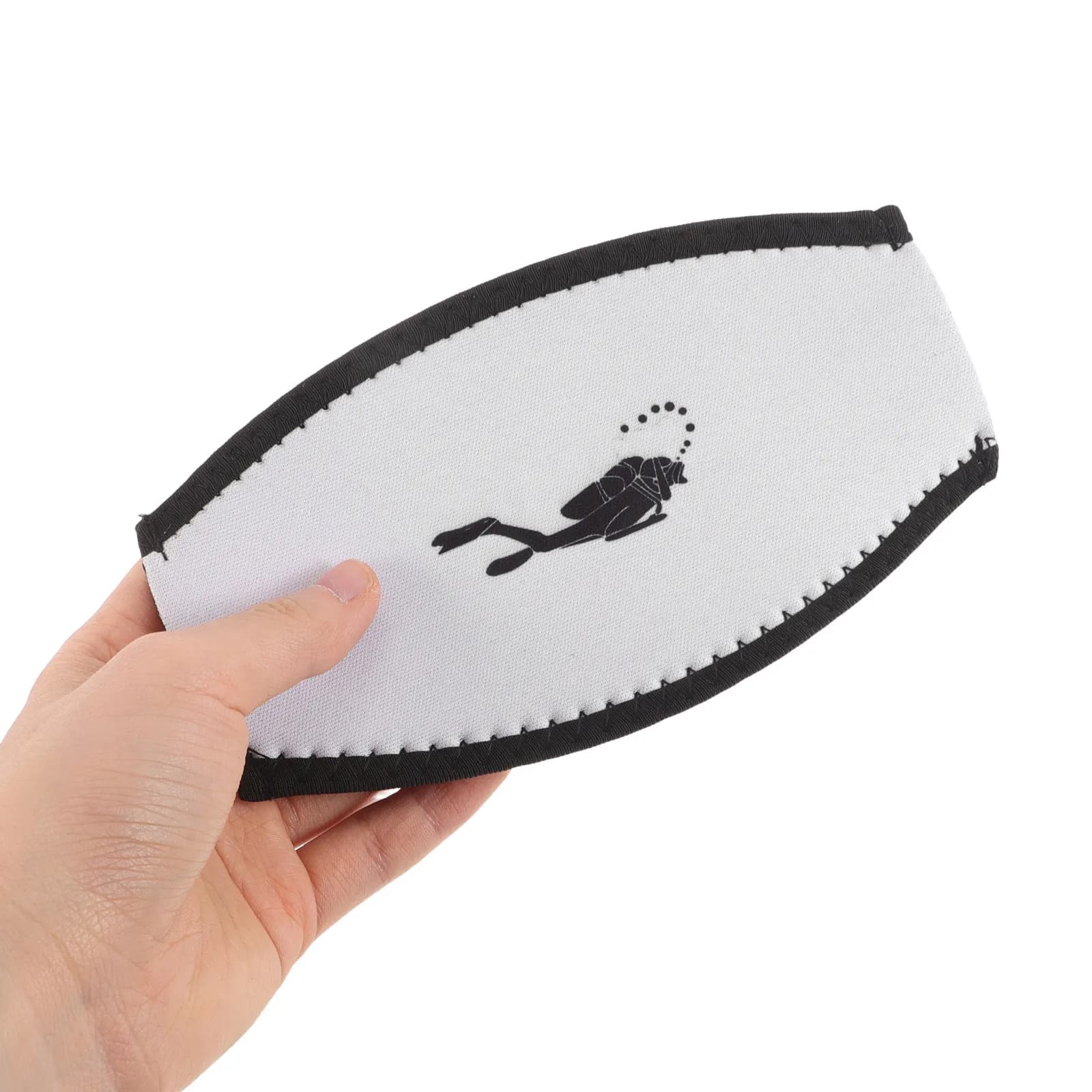 Copri-cinturino per maschera subacquea in SBR a doppio strato, design sicuro per capelli, per snorkeling, nuoto, occhialini, accessori per cinturino maschera.