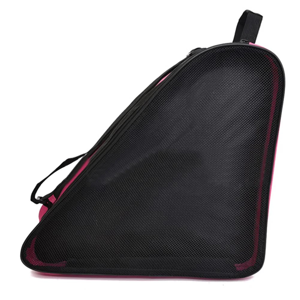 Borsa per Pattini a Rotelle per Bambini, Traspirante e Rinforzata, con Tasche Laterali in Rete, Borsa Porta Pattini a Tracolla o a Mano