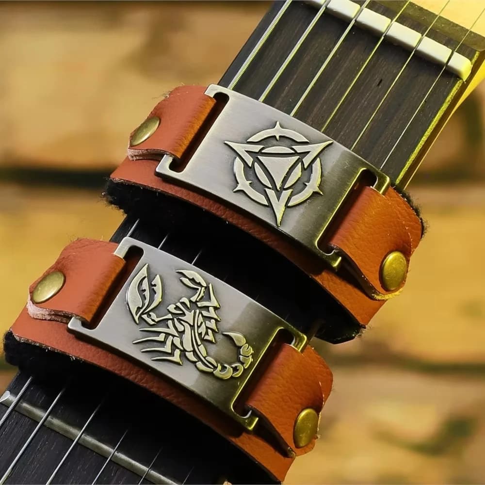 Silenziatori per Chitarra, Basso e Ukulele, Fascette per Silenziare la Tastiera, Cinghie per Silenziare il Manico, Avvolgitori per Corde