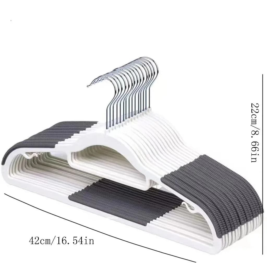 Appendiabiti in plastica antiscivolo multifunzionali per la casa, adatti per appendere vestiti, guardaroba, camera da letto, antiscivolo