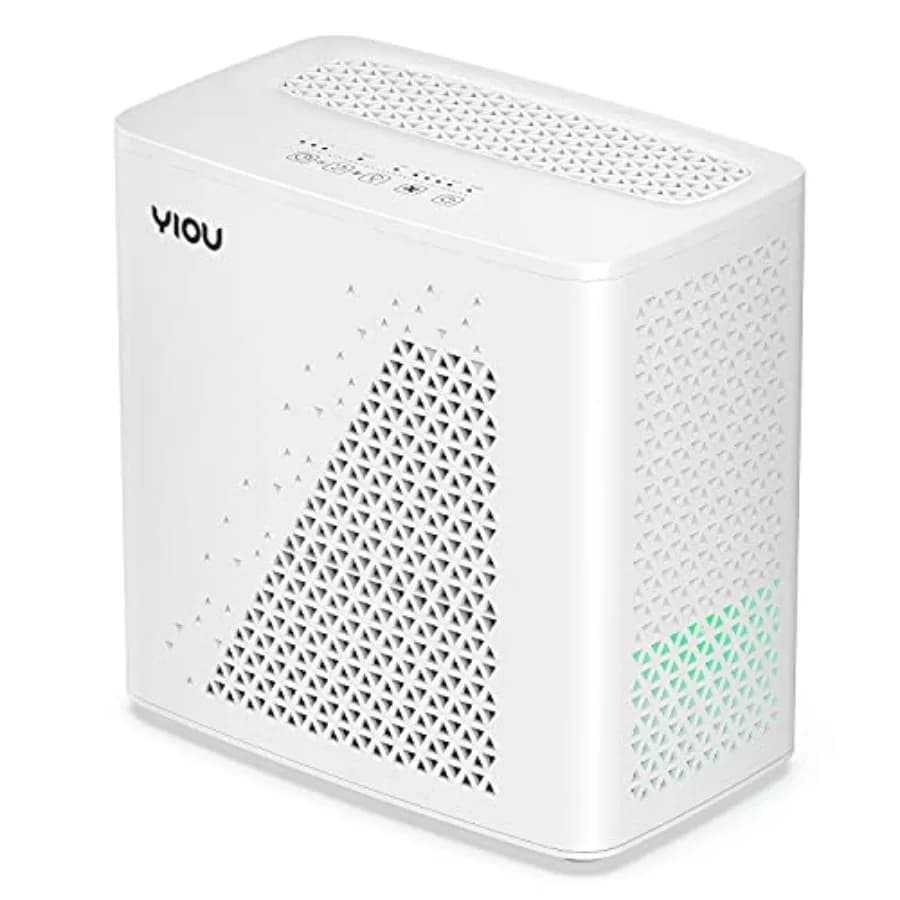 Purificatore d'aria per ambienti domestici di grandi dimensioni fino a 547 piedi quadrati, filtro dell'aria HEPA H13, depuratore d'aria da 20 dB, eliminatore di odori per allergie, fumo, D