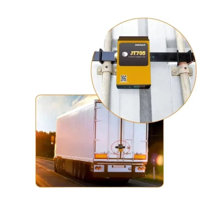 Jointech JT705A Lucchetto intelligente per porta contenitore Lucchetto in acciaio impermeabile Tracker elettronico