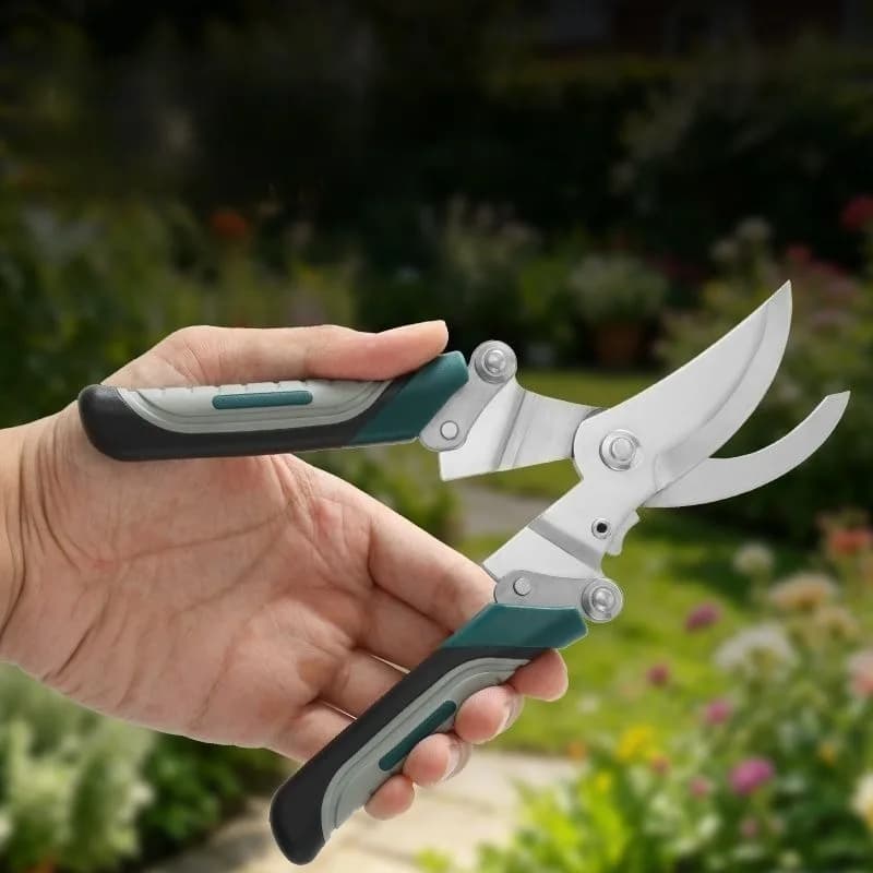 Convenient Folding Slip Branch Pruning Shears Labor Saving Garden Trimming Tool for Flower Shrub Tree Daily Yard Work