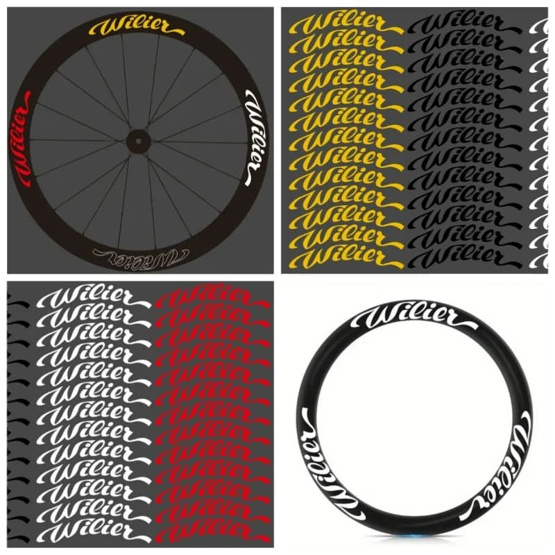 13Pcs/sheet, (13 in total) 2D flat, motorcycle sticker, road bike decorative sticker, suitable bicycle road bike rim decorative
