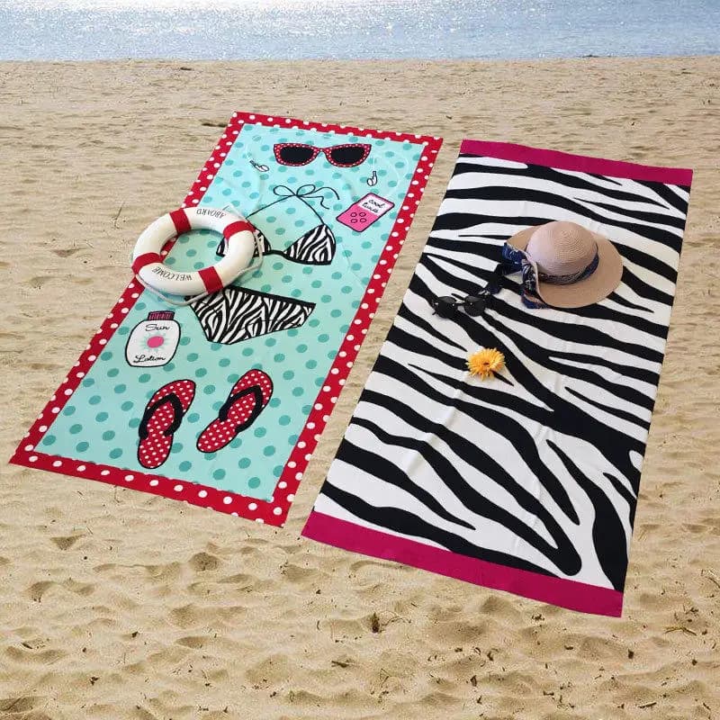 Telo Mare Assorbente ad Asciugatura Rapida per Viaggi e Sport, Tappetino Portatile per Nuoto Adulti, Asciugamano per il Sudore