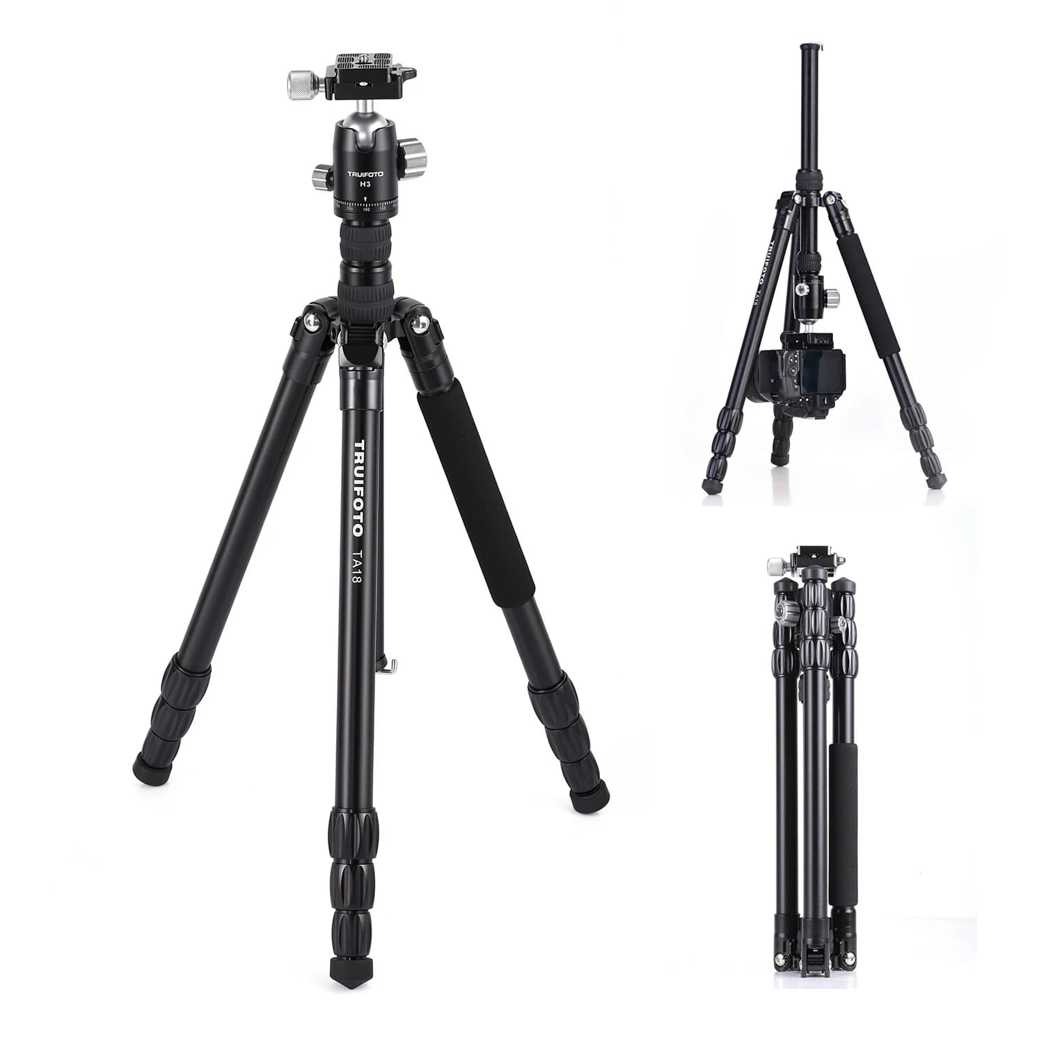 Besnfoto 71" Professional Photography Tripod Monopod with 360 Panoramic Ball Head for DSLR SLR Camera Travel