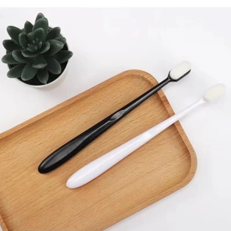 10/20 pezzi spazzolino da denti per adulti con setole nano ultra fini e morbide, pulizia profonda dei denti, spazzola per l'igiene orale da viaggio portatile