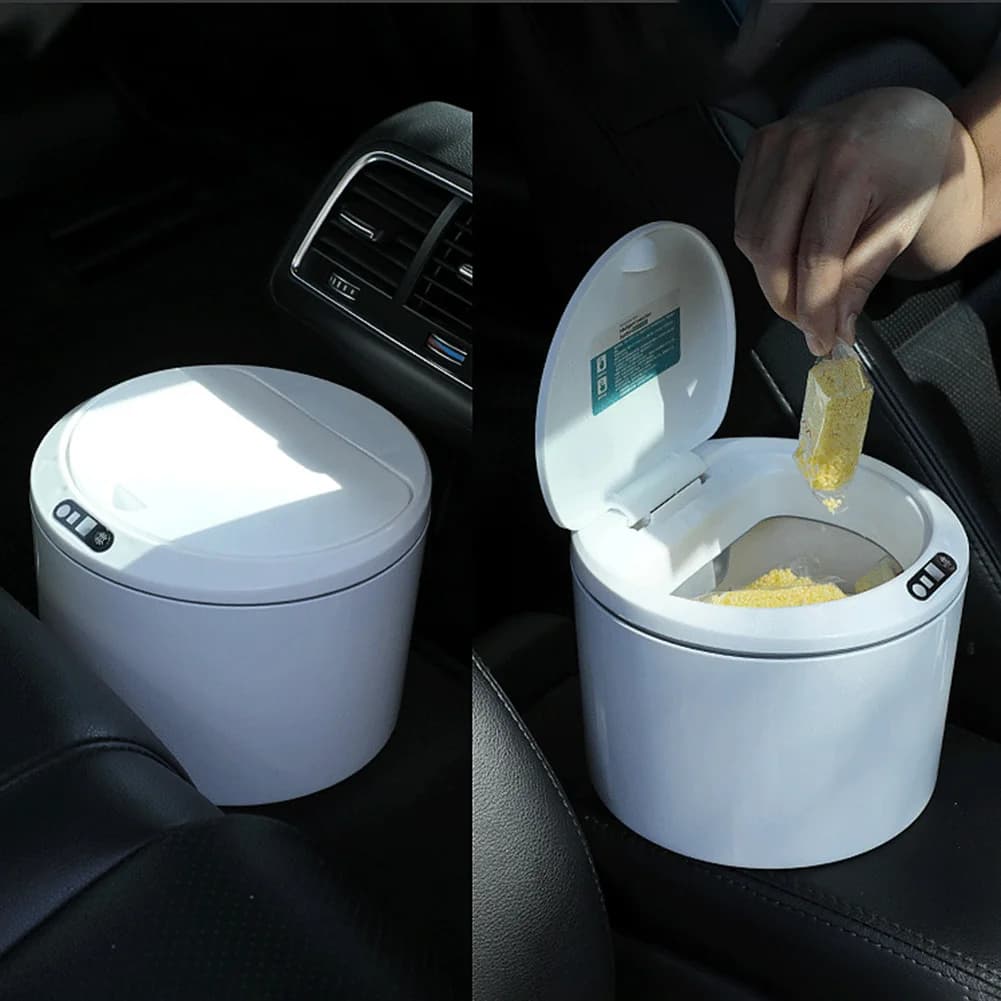Bidoni della spazzatura automatici da 3 litri Mini secchio Sensore elettrico rimovibile Bidone della spazzatura da tavolo Pulisci accessori per l'home office