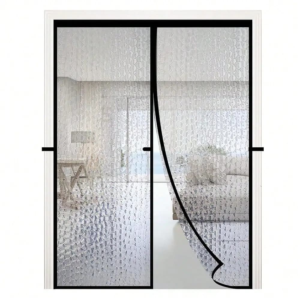 Tenda magnetica termoisolante per porta, copertura impermeabile in EVA, adatta per porte fino a 38x80, protezione termica isolante