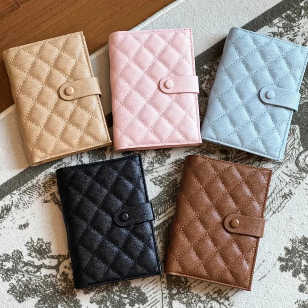Portafoglio Id Wallet Rhombus, Porta Passaporto Leggero, Porta Documenti per Donne e Uomini, Idea Regalo