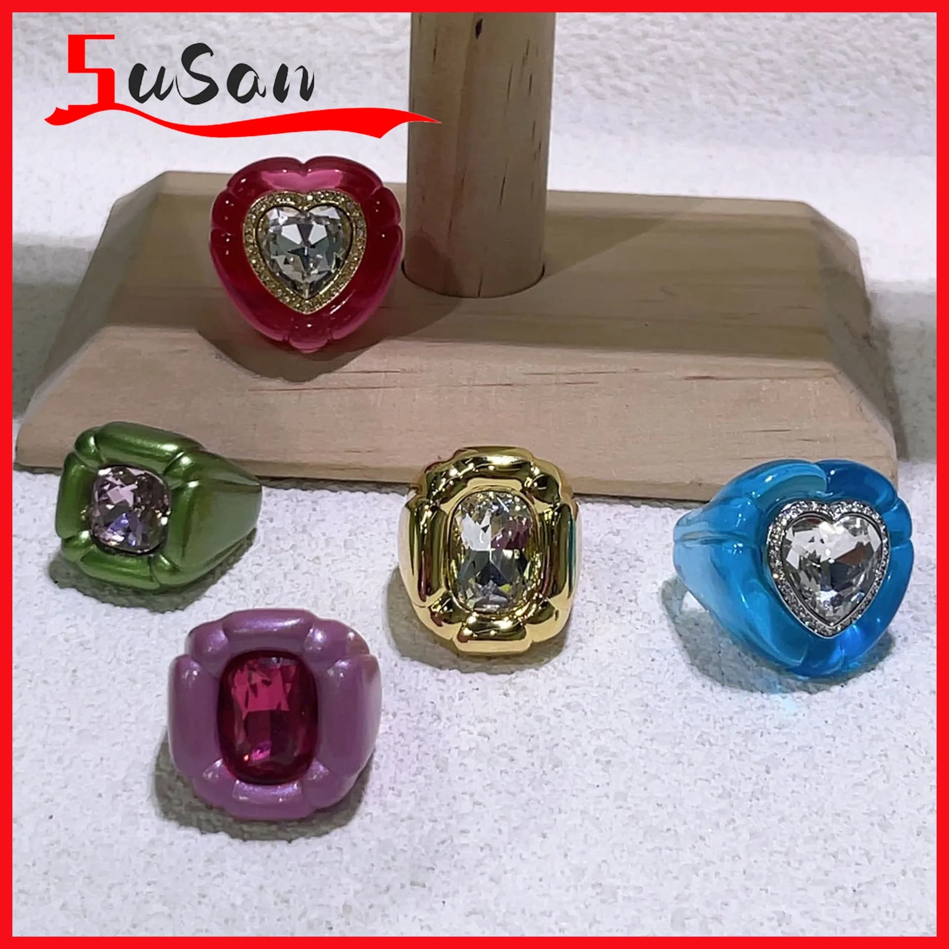 Temperament Jewelry Set Ring Female Niche Design Light Luxury High-end Necklace Earring Gift for Girls