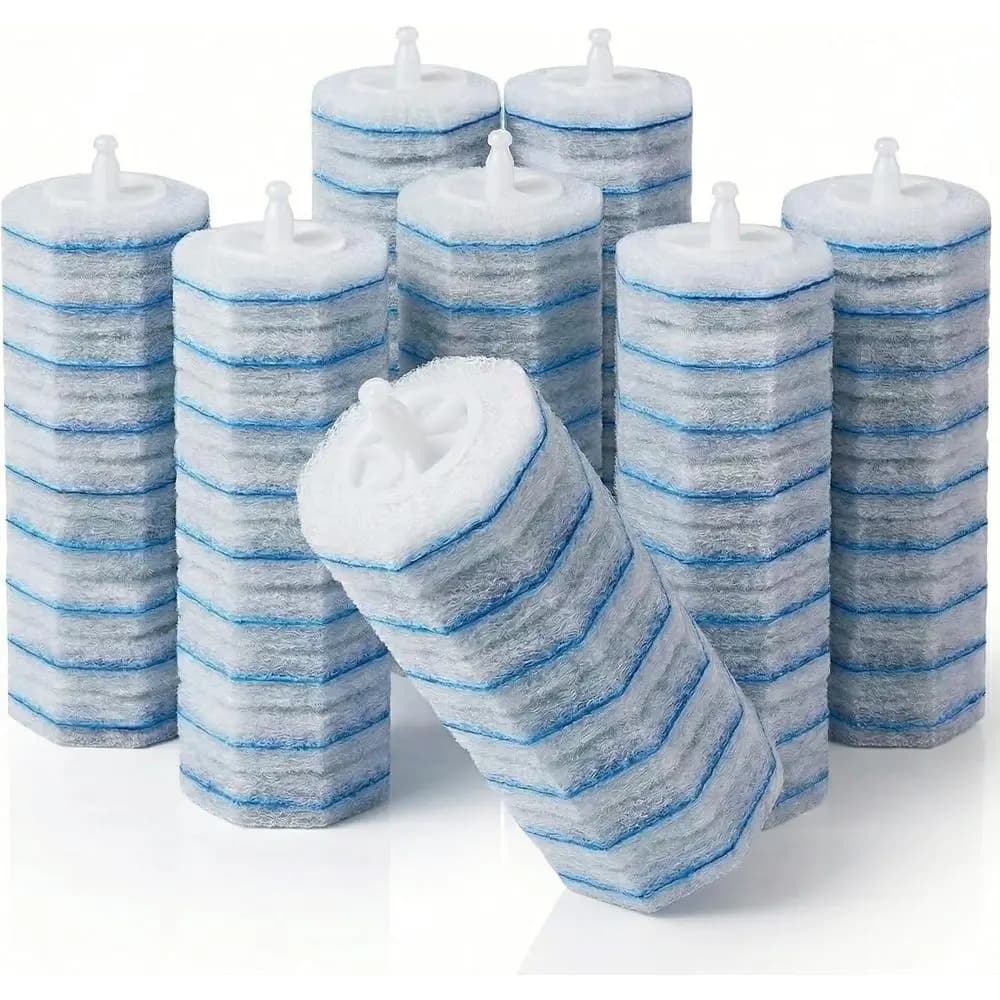 Count Wand Reills Disposable Toilet Brush, Deep Cleaning, oam