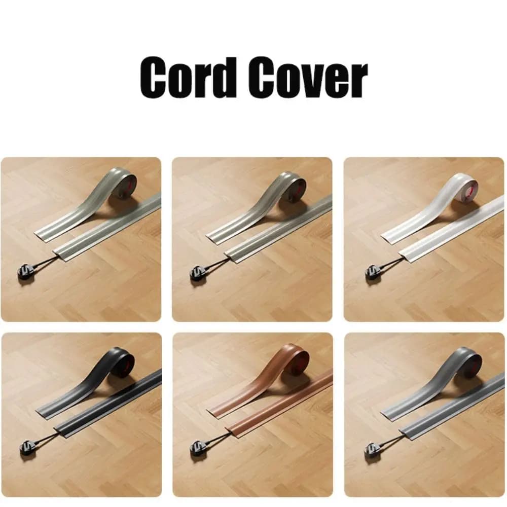 High Quality Soft Cord Cover Durable Flexible Wire Cover PVC Cable Management Cord Hider Floor