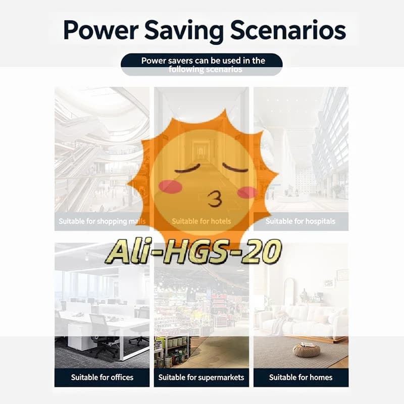 Dispositivo di Risparmio Energetico 90V-260V, Scatola Intelligente per Ridurre le Bollette Elettriche, per Elettrodomestici, Spina USA/UE