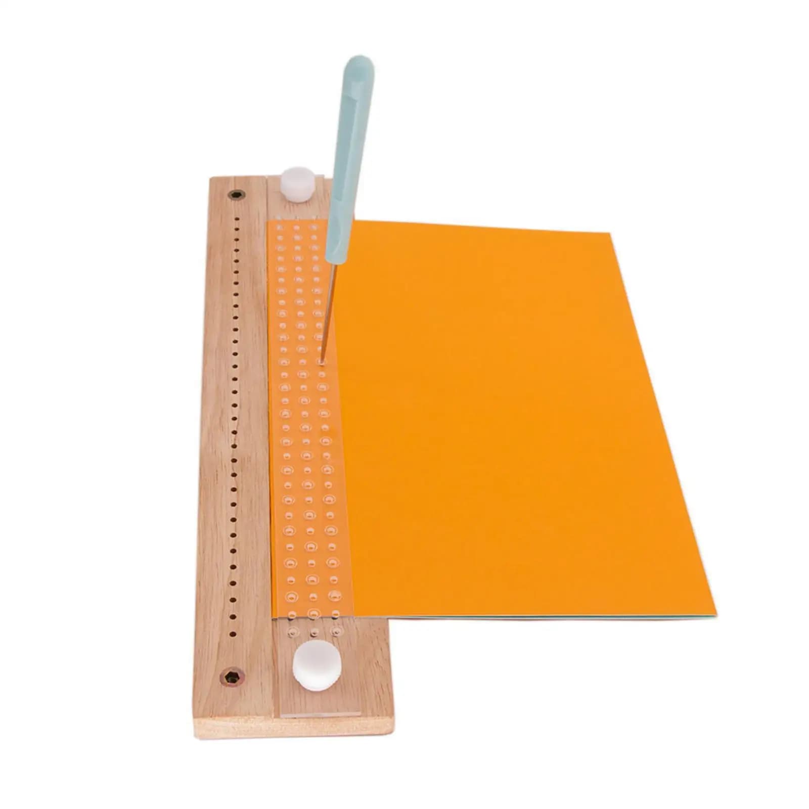 Book Binding Kits Quality Wood PP Complete Binding Folder Tool Set for Handmade Books Scrapbooking
