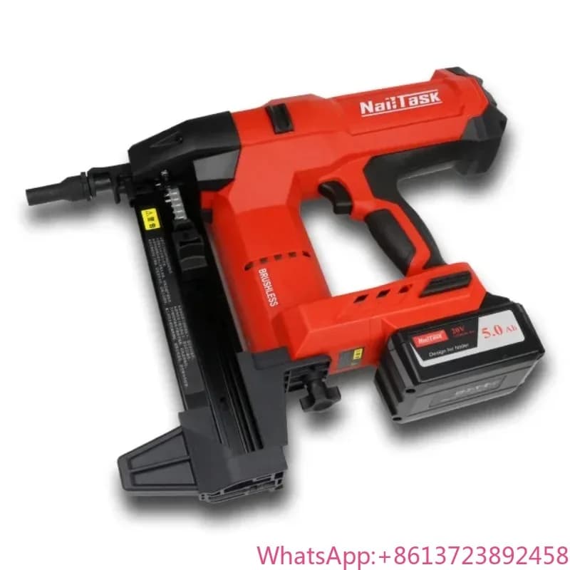 Chiodatrice a batteria Nailtask DCCN 100X2 per chiodi e graffette, ideale per il fissaggio di cornici