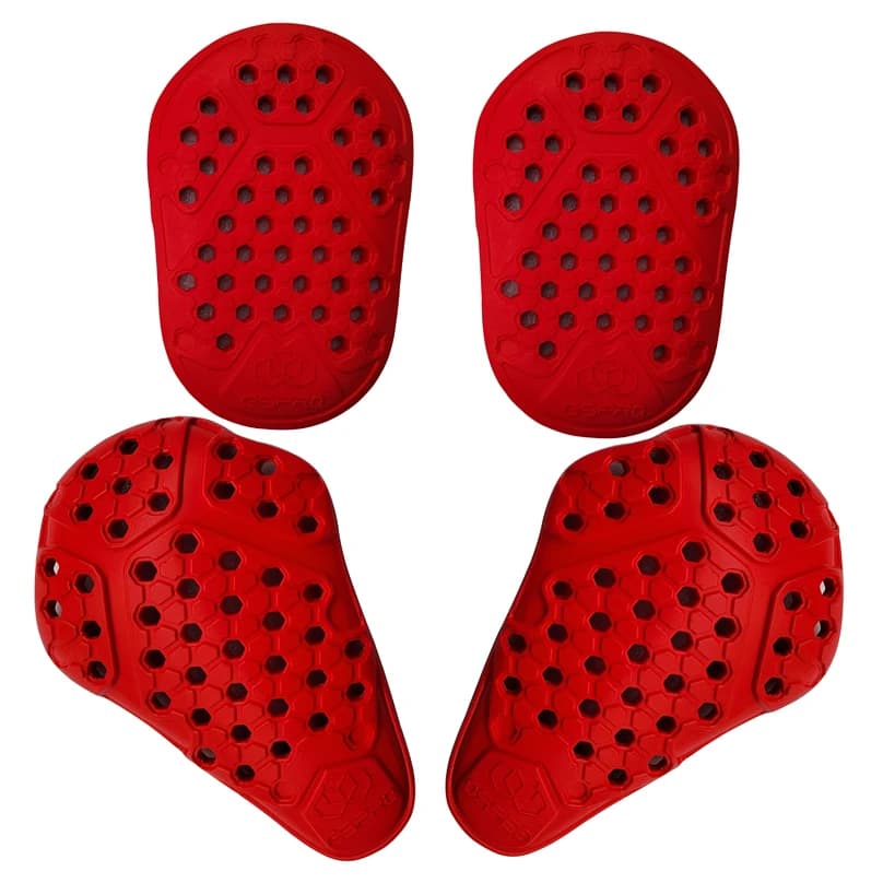 CE1 Livello 1 Rosso Moto Petto Protezione per la schiena Gomito Ginocchio Spalla Giacca Inserto Gear Armatura Moto Racing Protezione Dorsal