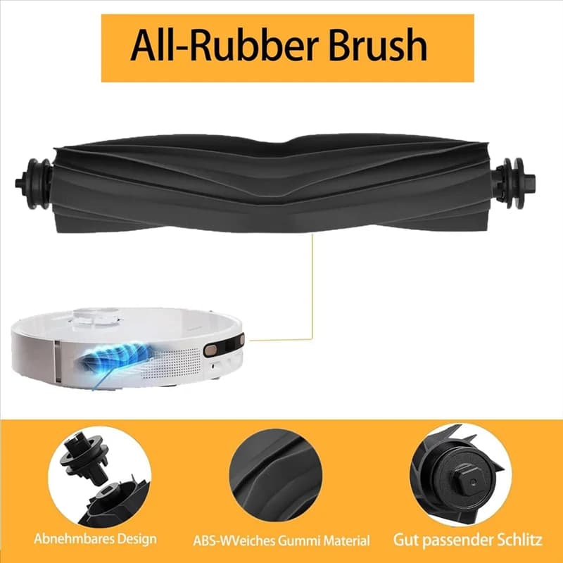 EMECE-Kit di accessori Fordreame L10s Ultra / L10 Ultra, X20+ Accessori Spazzole laterali principali Filtri Hepa Cuscinetti per mocio Sacchetti per la polvere