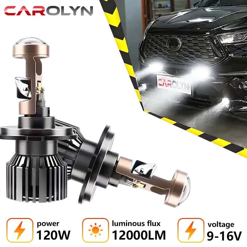 H7 H4 Canbus Faro per auto Mini lente H1 H11 9005 9006 HB3 HB4 Lampadina per proiettore LED 6000K Auto Moto Luce 12V Canbus Nessun errore
