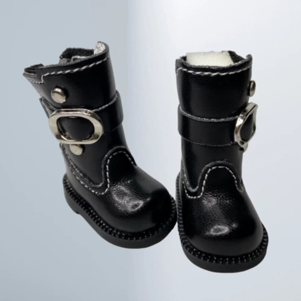 Stivali per bambole Tilda da 3,6 cm, scarpe in miniatura in pelle 1/6, progettate per bambole Blythe Azone 1:6, accessori casual per bambole.